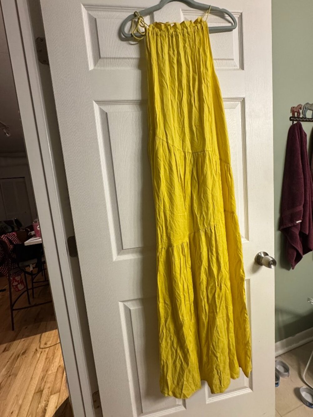 Mango Yellow Maxi Dress US 6